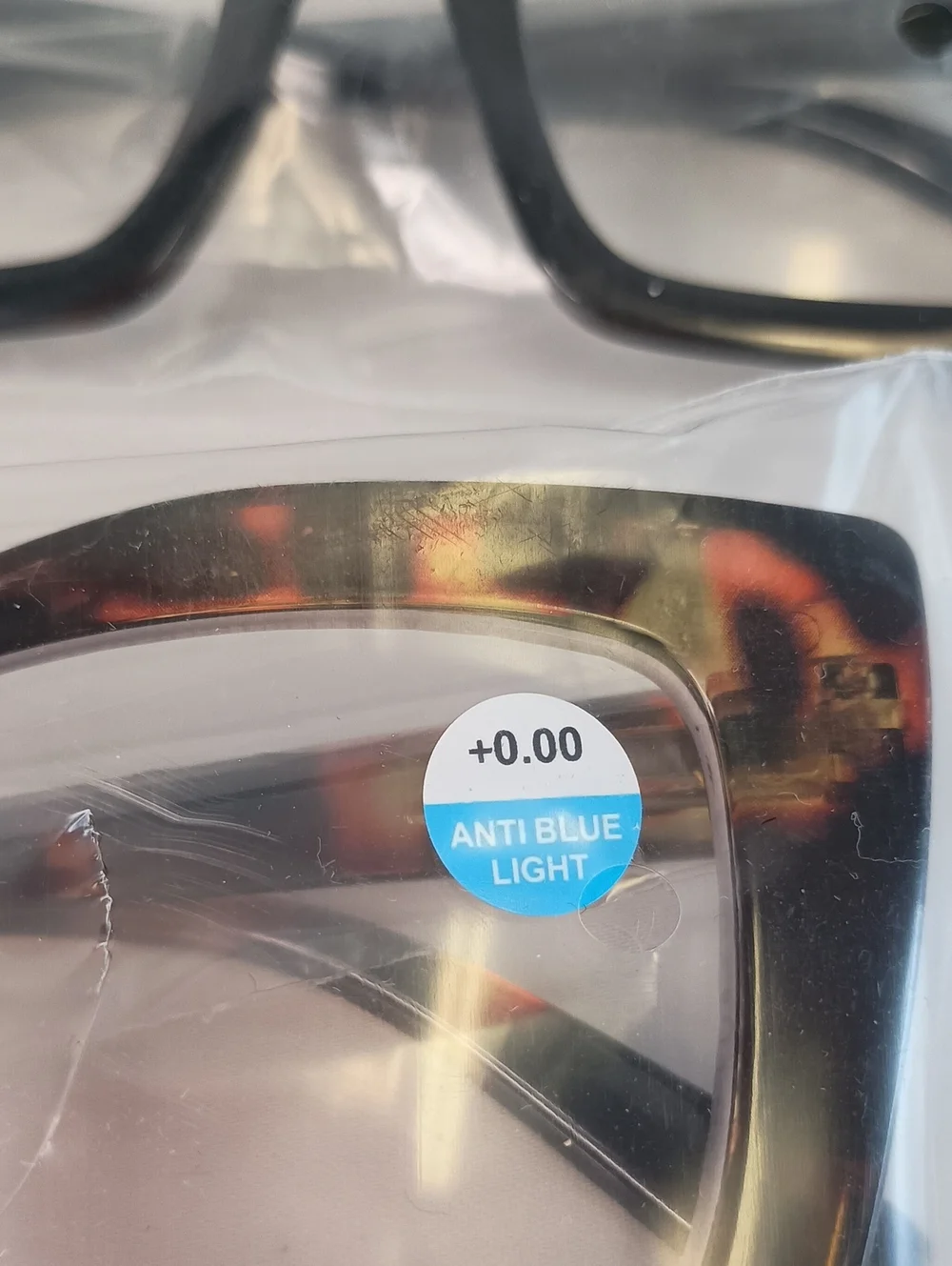 Women's Oversized Anti Blue Light Glasses +0.00 Non Prescription Eyewear